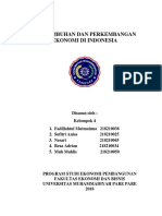 Pertumbuhan Dan Perkembangan Ekonomi Di Indonesia