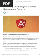 Angular Questions