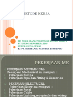 Metode Kerja Mechanical Electrical Pump House ESM (Rev-1)
