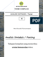 TK 2018-2019 - (05) - Analisis Sintaksis (Parser)