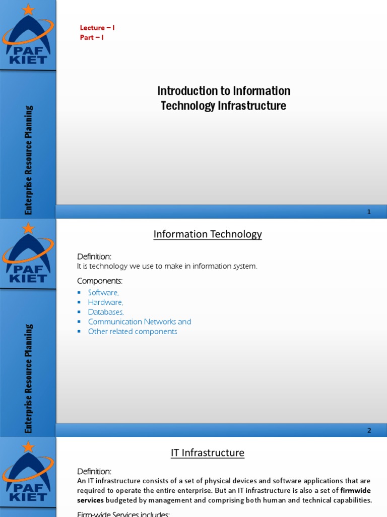 Understanding IT Infrastructure and ERP | PDF | Personal Computers ...