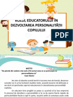 Prezentare Rolul Educatorului