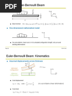 Beams - Euler-Bernoulli