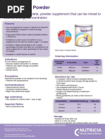 NutriniDrink Powder_Fact Sheet SA