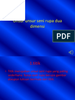 Unsur Unsur Seni Rupa Dua Dimensi