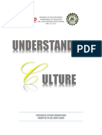 Understanding Ulture: Republic of The Philippines Department of Education Bal-Ason National High School NOV. 20, 2017