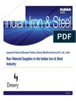 Raw Materials Fuelling Indian Steel Industry Growth