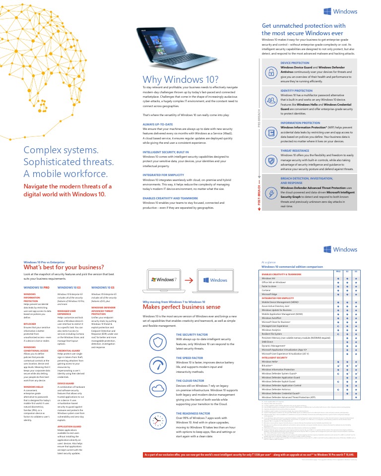 Windows 10 Security Features Overview | PDF | Windows 10 | Computer ...