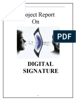 Project Report On: Digital Signature