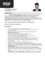 Ramachandran Oracle Resume