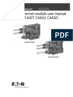 C441 Ethernet Module User Manual (C441R, C441T, C441U, C441V)
