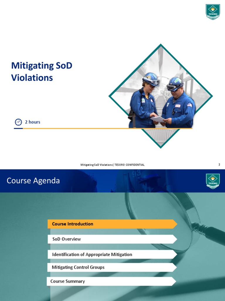 Mitigating SOD Violations Guide v1.0 | PDF | Internal Control ...