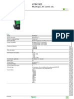 Product Data Sheet: Micrologic 2.0 X Control Unit