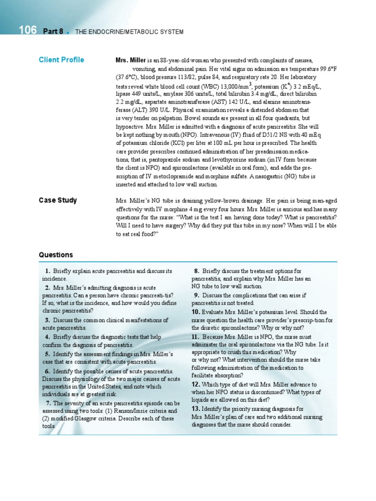 Case Study 2 2 Pdf Clinical Medicine Diseases And Disorders