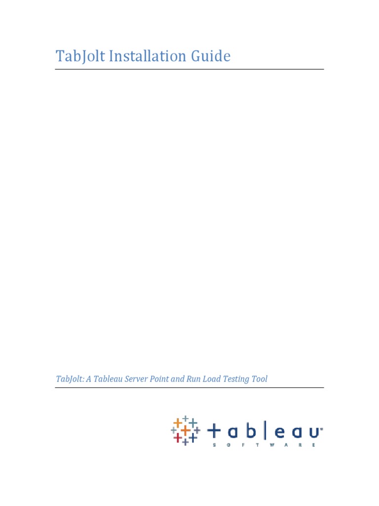 Tabjolt installation guide pdf postgre sql command line interface