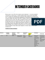 Machine Learning Techniques in Cancer Diagnosis