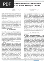 Comparative Study of Different Classification Approaches For Airline Passengers Dataset