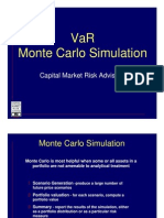 Var - Monte Carlo Simulation