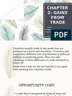 2: Gains From Trade: Presented By: Zyrene de Leon