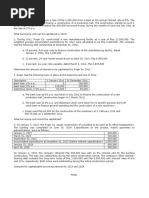 Borrowing Costs - Assignment - For Posting