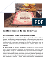 El Holocausto de los espíritas