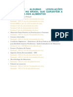 Lista Legislação para MBPF