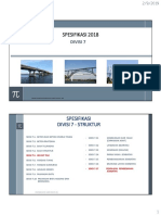 Divisi 7, Spesifikasi Umum 2018 Bina Marga