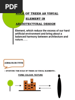 Role of Trees As Visual Element in Architectural Design