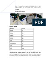 The Budget of BSIT III