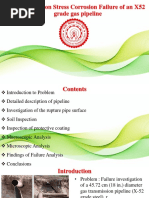 A Case Study On Stress Corrosion Failure of An X52 Grade Gas Pipeline