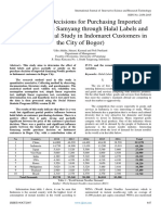 Analysis of Decisions For Purchasing Imported Products in Mie Samyang Through Halal Labels and Prices (Empirical Study in Indomaret Customers in The City of Bogor)