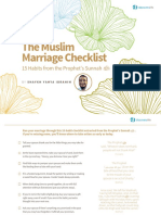 The Muslim Marriage Checklist: 15 Habits From The Prophet's Sunnah