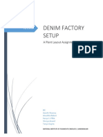 Denim Factory Setup: A Plant Layout Assignment