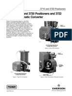 Fisher 3710 and 3720 Positioners and 3722 Electro Pneumatic Converter