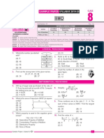 Imo Sample Paper Class-8 PDF