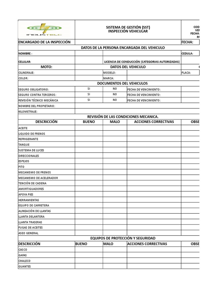 Inspección y Verificación Vehicular | PDF | Vehículos | Vehículo de motor