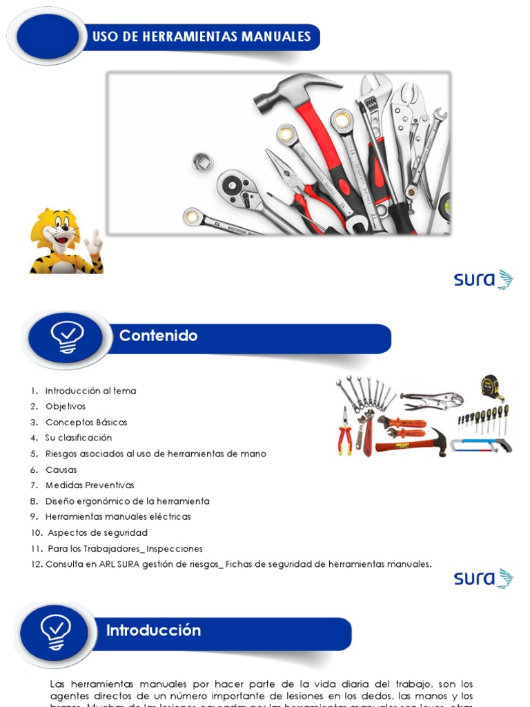 Seguridad en el Uso de Herramientas Manuales | PDF | Herramientas ...