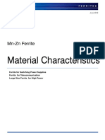 Ferrite MN-ZN Material Characteristics en