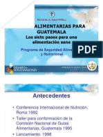 Guatemala - Presentacion Guias Alimentarias