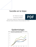 Dr. Roberto Sunkel Suicidio en Adulto Mayor