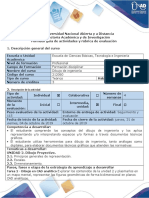 Guia de Actividades y Rubrica de Evaluacion - Pre-tarea - Generalidades Del Dibujo de Ingenieria (1)