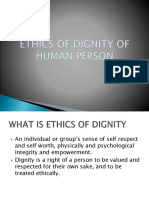 Ethics of Dignity of Human Person