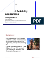 Introduction To Structural Reliability - CityU