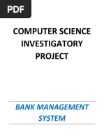 Bank Managment