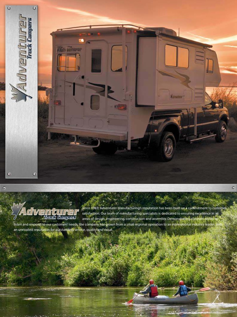 2007 Adventurer Truck Camper English PDF | PDF | Truck | Window