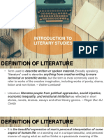 Introduction To Literary Studies