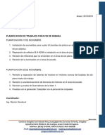 Planificacion Fin de Semana PDF