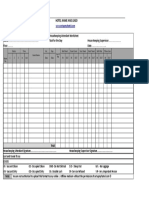 Housekeeping Room Attendant Worksheet