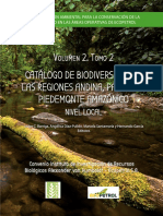 Catalogo de biodiversidad regiones Andina pacifica y pied emonte amazonico