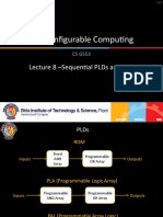 Reconfigurable Computing: Lecture 8 - Sequential Plds and Cplds